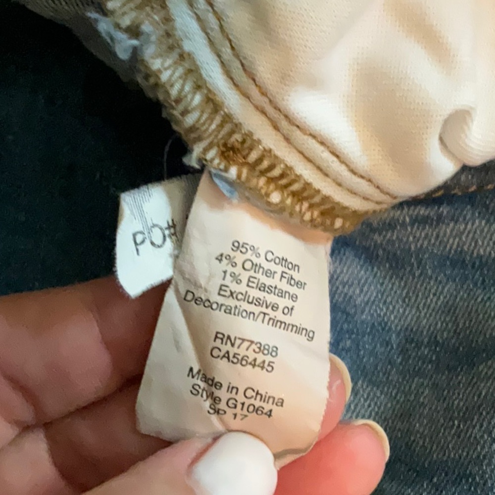 Madewell Denim Button-Fly Women Shorts - Picture 6 of 7